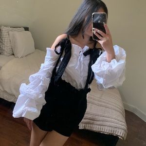 Forever21 corduroy black shorts